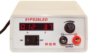 dc power supply 1-15v at 2a with led display, compact size, ce and rohs compliant by ex electronix express