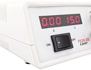 DC Power Supply 1-15V at 2A with LED Display, Compact Size, CE and RoHS Compliant by EX ELECTRONIX EXPRESS