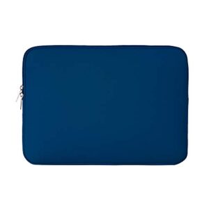 rainyear 14 inch laptop sleeve case protective soft padded zipper cover carrying computer bag compatible with 14" notebook chromebook tablet ultrabook (navy blue)