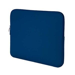 RAINYEAR 14 Inch Laptop Sleeve Case Protective Soft Padded Zipper Cover Carrying Computer Bag Compatible with 14" Notebook Chromebook Tablet Ultrabook (Navy Blue)