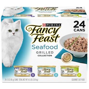 Purina Fancy Feast Grilled Collection Wet Cat Food Variety Packs | Premium Pack