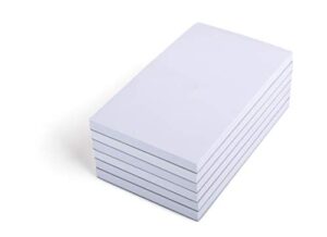 mintra office memo pads (6pk, scratch pads - 3x5)