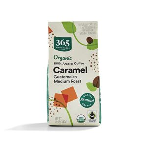 365 by whole foods market, organic caramel ground coffee, 12 ounce