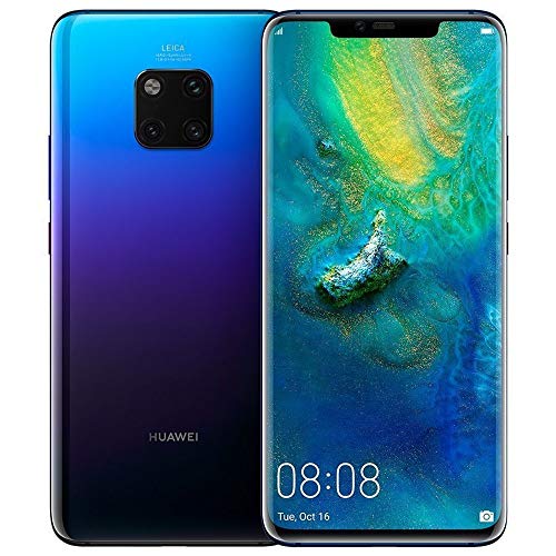 Huawei Mate 20 Pro (128GB, 6GB RAM) 6.39" Display, Leica Triple Camera, in-Screen Fingerprint, Global 4G LTE GSM Factory Unlocked LYA-L29 (Twilight)