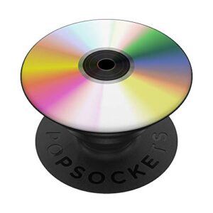 compact disc cd design popsockets popgrip: swappable grip for phones & tablets
