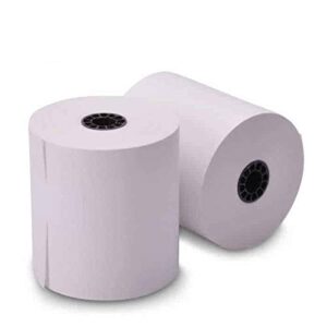 TEK POS - 1-Ply - Kitchen Printer Bond Receipt Paper - 3" x 165’ - White - 50 Rolls - USA Made