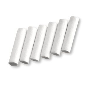 Dental Cotton Rolls [Pack of 100] for Mouth Gauze and Nosebleeds - #2 Medium 1.5" Non-Sterile 100% High Absorbent Cotton roll (100 Count)