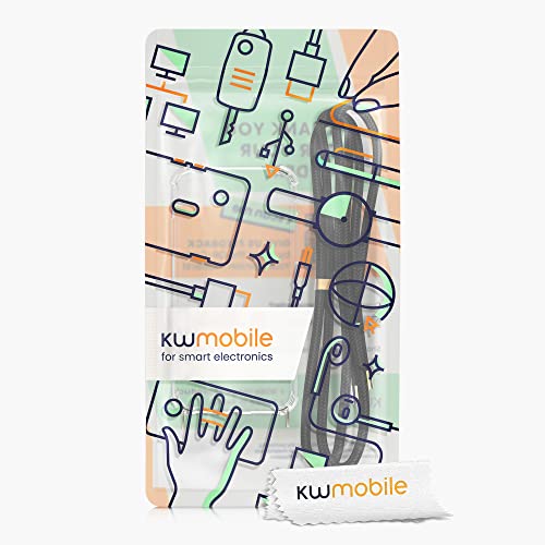 kwmobile Crossbody Case Compatible with Apple iPhone Xs Case - Clear TPU Phone Cover w/Lanyard Cord Strap - Black/Transparent