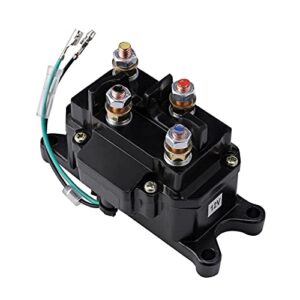alavente solenoid relay contactor electric winch 12v 250a rocker switch thumb for jeep utv pickup truck 4x4, atv winch solenoid relay contactor switch