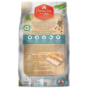 Chicken Soup for the Soul Pet Food - Adult Cat Food, Chicken & Brown Rice Recipe, 13.5 lb. Bag | Soy, Corn & Wheat Free, No Artificial Flavors or Preservatives