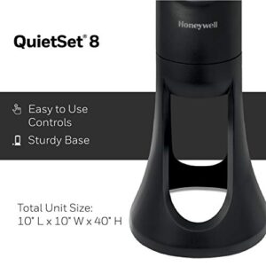 Honeywell HYF290B Quietset 8-Speed Whole-Room Tower Fan (Renewed)