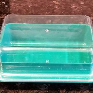 Handy Housewares Large Double-Wide Two-Stick Butter Serving Storage Dish with Lid - Random Color (1)