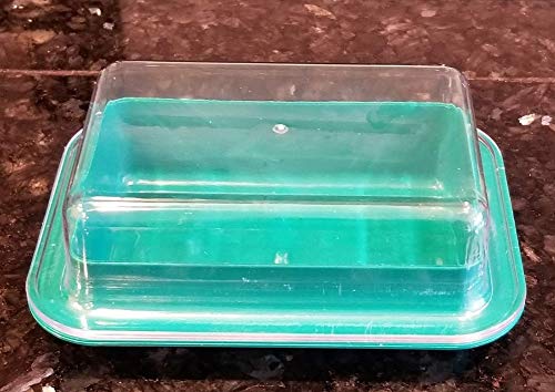 Handy Housewares Large Double-Wide Two-Stick Butter Serving Storage Dish with Lid - Random Color (1)