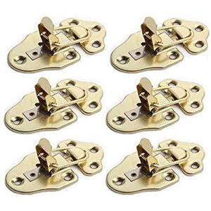 lheng metal table locks dining training table buckles connectors table leaf hardware accessories iron gold plating 6pcs