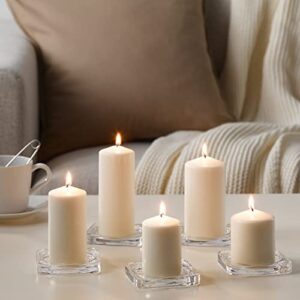 IKEA.. 803.779.37 Fenomen Unscented Block Candle, Set of 5, Natural
