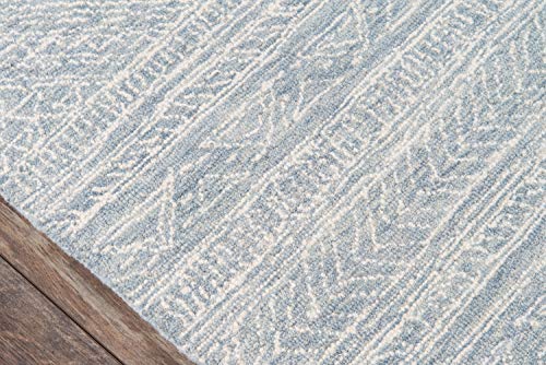 Momeni Mallorca Light Blue Area Rug Area Rug, 2' x 3' Sized Rug for Entry Way, Bathroom, and Kitchen