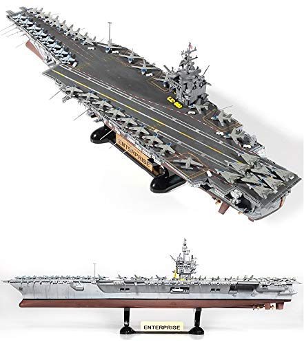 Academy USS Enterprise CVN-65 Aircraft Carrier Plastic Model Kits 1/600 Scale