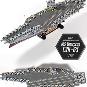 Academy USS Enterprise CVN-65 Aircraft Carrier Plastic Model Kits 1/600 Scale