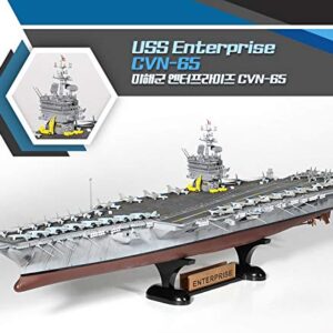 Academy USS Enterprise CVN-65 Aircraft Carrier Plastic Model Kits 1/600 Scale