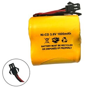 (5 Pack) OSA269 NIC1671 3.6v 1800mah Ni-CD Battery Pack for exit Sign Emergency Light Lithonia Unitech SC1800mAh 3.6V ELB-B002 ELBB002 745975931774 LITELBB002