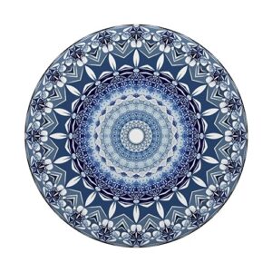 Mandala Blue beautiful Pattern PopSockets PopGrip: Swappable Grip for Phones & Tablets PopSockets Standard PopGrip