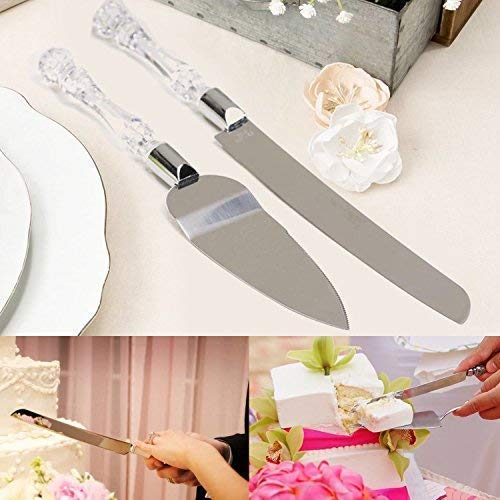 MooMouM Wedding Cake Knife and Server Set