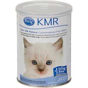 pet ag kmr powder kitten milk replacer 12 oz - pack of 2