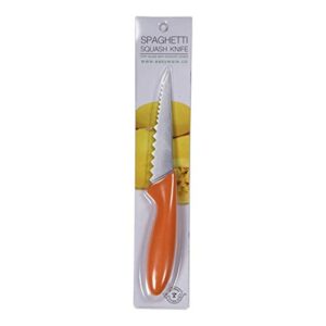 EasyWare Kitchen Co. Spaghetti Squash Knife - Butternut Squash - Acorn Squash - 4 inch Stainless Steel Extra Stiff Blade - Squash Tool - Pumpkin Carving