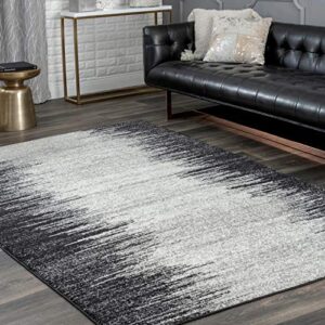 nuloom contemporary lurline area rug, 8x10, grey