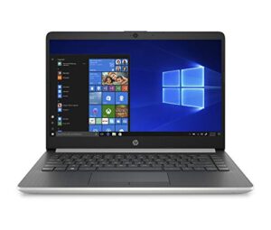 hp 14-inch laptop, intel core i3-8145u processor, 4 gb sdram, 128 gb solid-state drive, windows 10 home in s mode (14-df1020nr, natural silver)