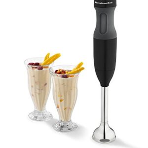 KitchenAid KHB2351OB 3-Speed Hand Blender - Onyx Black (Renewed)