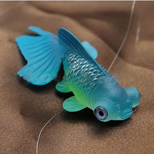 Artificial Aquarium Fishes Plastic Gold Fish Moving Floating Fish Artificial Small Fish Lifelike Fake Fish Tank Decoration Ornaments