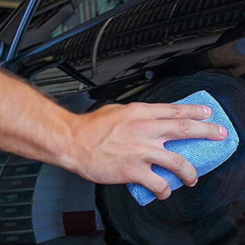 Fasmov 12 Pack Premium Grade Microfiber Applicator Pad, Microfiber Sponge, Car Wash Pads, Cleaning Pads, Blue