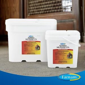 Farnam PyrantelCare Daily Horse Dewormer 2.11% (Pyrantel Tartrate) for Horses of All Ages, Equine Anthelmintic, Continuous Protection Against Small Stronglyes, Ascardis and Pinworms, 10 lbs