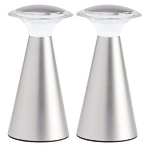 light it! by fulcrum 24416-101 lanterna touch, silver, 2 pack