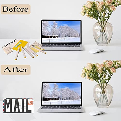 PalaYou Mail Organizer Holder Countertop Mail Sorter Letter Organizer for Desk Bill Filing Paper Document Postcards Books