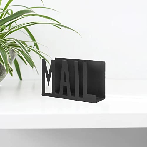 PalaYou Mail Organizer Holder Countertop Mail Sorter Letter Organizer for Desk Bill Filing Paper Document Postcards Books