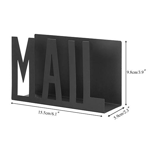 PalaYou Mail Organizer Holder Countertop Mail Sorter Letter Organizer for Desk Bill Filing Paper Document Postcards Books