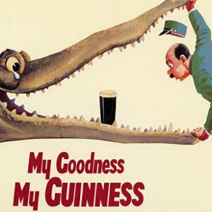 Uptell My Goodness Guinness Metal Wall Sign 12x16 inch Plaque Vintage Retro Sign Art Picture Print