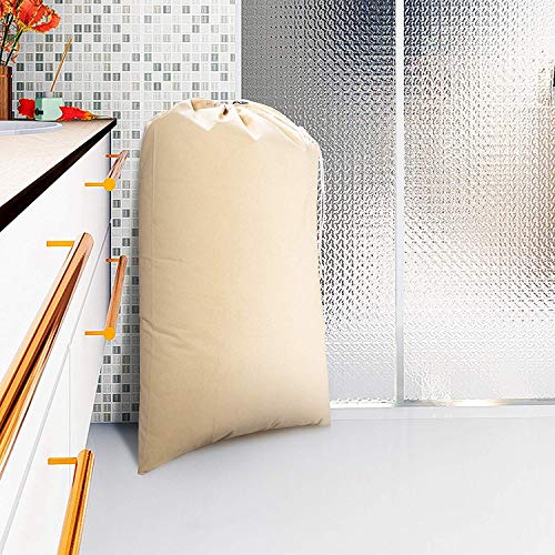 Simpli-Magic 79164 Canvas Laundry Bags Size: 28" x 36", Versatile - Multi Use – Bulk Pack - (Pack of 4)