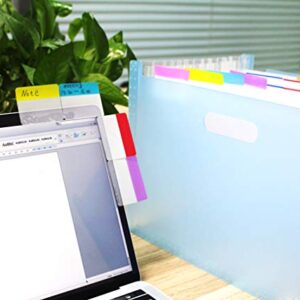 500 Pieces Tabs 2 Inch Sticky Index Tabs, Writable and Repositionable File Tabs Flags Colored Page Markers Labels for Reading Notes, Books and Classify Files, 21 Sets 10 Colors (Index Tabs)
