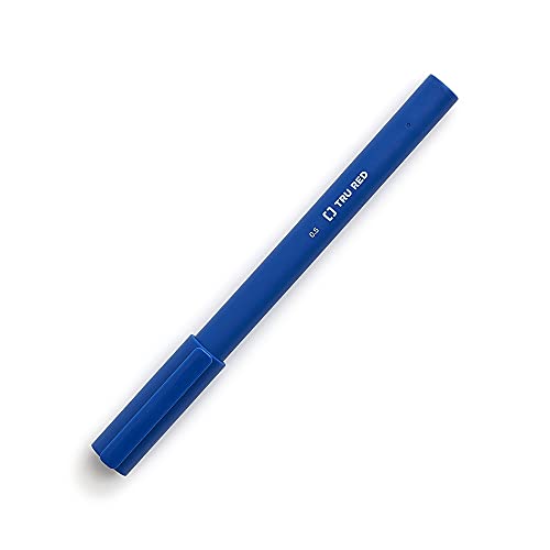Tru Red Quick Dry Gel Pens Fine Point 0.5Mm Blue Dozen