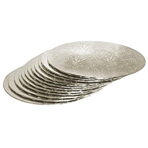Cake S.O.S. 12" Silver Round Thin Drum 1/4", 25 count