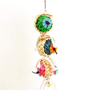 yuecoofei bird chew toy for parakeet,cockatiel-bird chew toy-will keep your bird busy for weeks-no-stress time foraging for hidden treasures