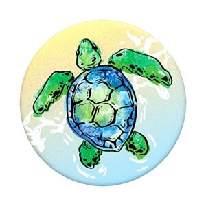 PopSockets PopTop (Top only. Base Sold Separately) Swappable Top for PopSockets Phone Grip Base - Tortuga
