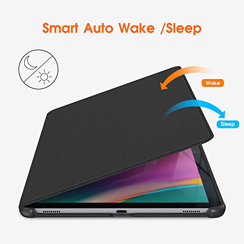 Soke Case for Samsung Galaxy Tab S5e 2019, Premium Shock Proof Stand Folio & Multi-Viewing Angles, Auto Sleep/Wake,Hard PC Back Cover for Galaxy Tab S5e 10.5 inch Tablet [SM-T720/T725/T727],Black