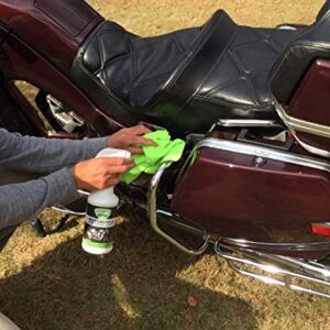 Shine Doctor Motorcycle Cleaner 32 oz. with Microfiber Towel Cleans Chrome, Leather, Vinyl, Glass and Removes Grime and Grease