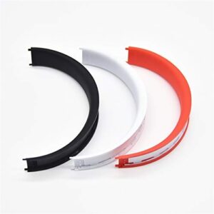 Replacement Solo Rubber Headband Pad Cushion Leather Rubber Repair Kit Compatible with Beats Solo 2.0 Solo 3.0 Wireless Headphones (White)