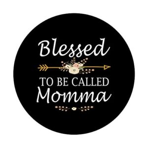 Blessed To Be Called Momma Christmas Gifts PopSockets Grip and Stand for Phones and Tablets