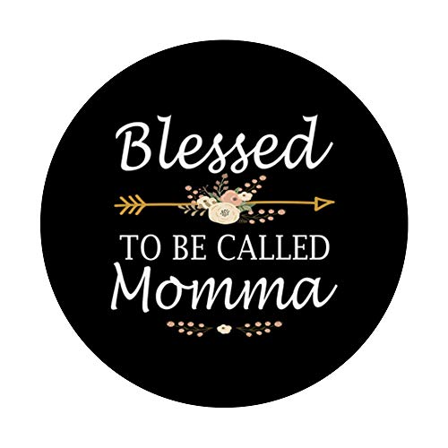 Blessed To Be Called Momma Christmas Gifts PopSockets Grip and Stand for Phones and Tablets